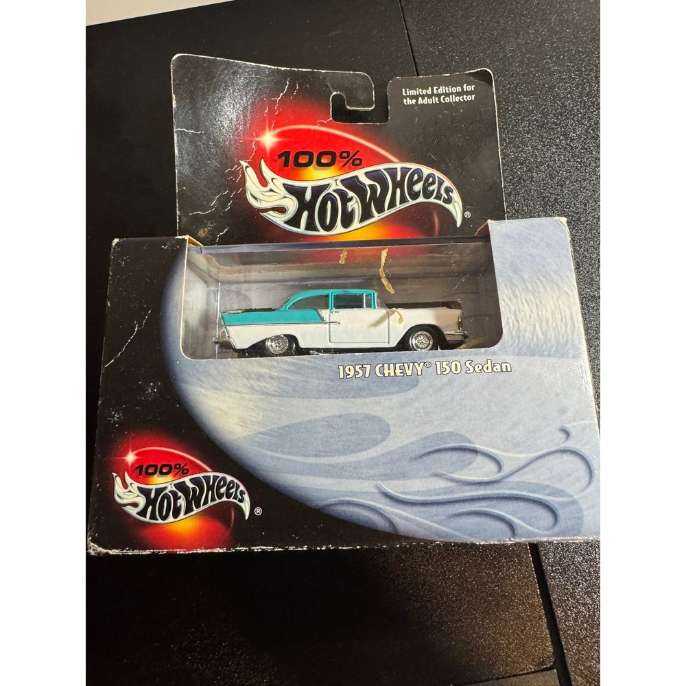 Hot Wheels 100% 1957 Chevy 150 Sedan Limited Edition Adult Collector Diecast Car